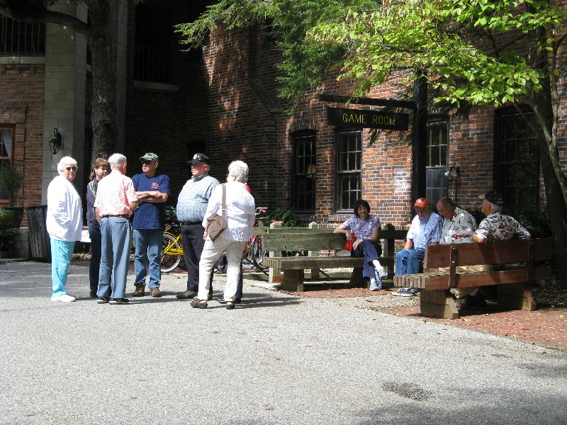 Members on Breakfast Tour to Turkey Run Inn